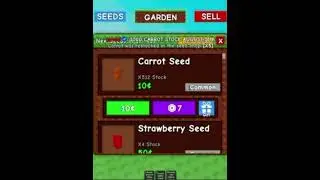 Omg! 1000 Carrot Grow A Garden Stock Music!!! #crazy #roblox #shorts #growagarden #phonk #music