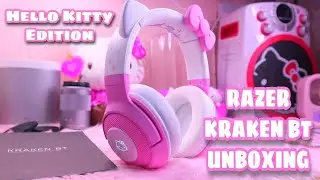 RAZER KRAKEN BT HELLO KITTY AND FRIENDS EDITION UNBOXING | BLUETOOTH HEADSET | Cathy's Unboxing 💋