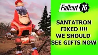 Fallout 76 Santatron has been fixed !!!!