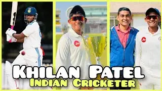 Cricketer Khilan Patel Biography Lifestyle Career Stats Gujarat U19, India A #india #ipl