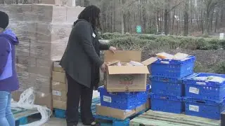 Local groups host food pantry for hospitality workers impacted by the pandemic