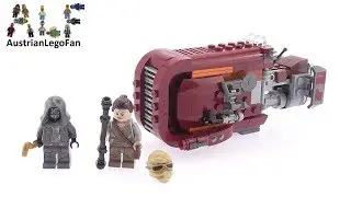Lego Star Wars 75099 Rey&acute;s Speeder - Lego Speed Build Review