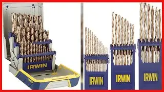 Great product -  IRWIN Drill Bit Set, M35 Cobalt Alloy Steel Steel, 29-Piece (3018002)