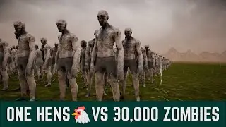 ⚔️ The Tiny Warrior &ndash; Chicken vs 30,000 Zombies in an Insane Battle! 🧟