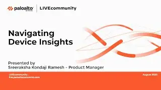 Navigating inside Device Insights - Palo Alto Networks