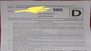 English question paper CDS 2020- 1