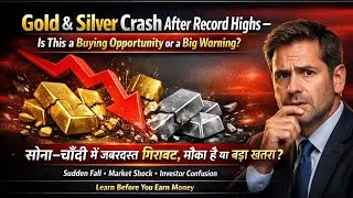 Gold Silver Crash Shock! Record High ke baad heavy गिरावट, Buy ka मौका ya danger ahead?