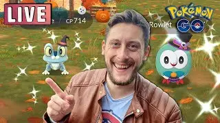 ✨Shiny Costume Froakie & Rowlet Spotlight Hour! Pokemon GO