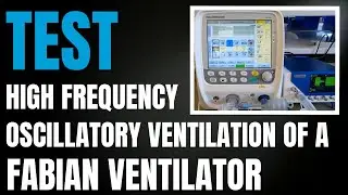 High Frequency Oscillatory (HFO) ventilation of a Fabian ventilator