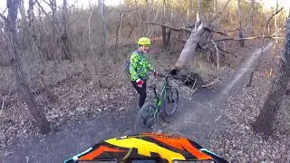 Kevin Hitting Stonewall