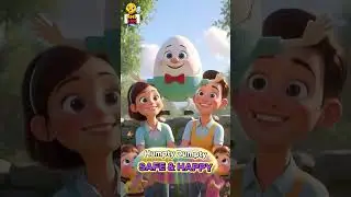 Humpty Dumpty Song 🥚 Safe & Happy Nursery Rhyme for Kids