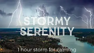 Heavy Rain sounds for deep sleep| Thunder and lightning 1 Hour |rain relaxing and uplifting|Insomnia