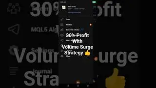 30% Profit in 10 days. Volume Surge Strategy