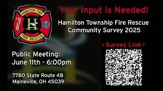 Hamilton Township - Fire Rescue Survey and Public Meeting PSA