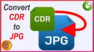 How to Convert CDR to JPG in CorelDraw | convert cdr to jpg |