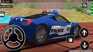 Police Drift Car Simulator Driving | Offroad Cars Game: Blue Police Car Unlocked - Android GamePlay
