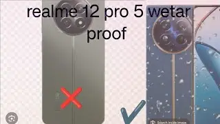 realme 12 pro 5g  water proof hai ya nahi #mobilphone #waterproof