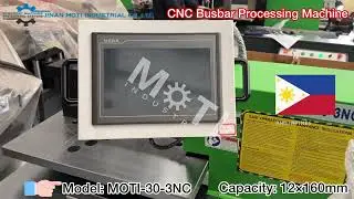 12x160mm CNC Busbar Cutting Punching Bending Machine MOTI-30-3NC Philippines