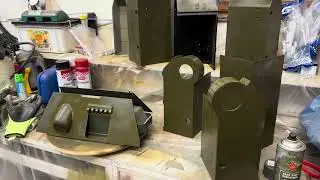 Покраска советского Т-34 в зелёный цвет. #покраска #3Dпечать #танк #вторая_мировая_война