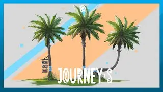 Palm Tree Concept Digital Art/ timelapse speeed paint