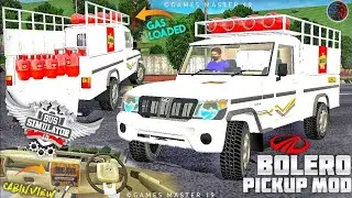 Mahindra Bolero in Indonesia Bus Simulator 😍 | Indian Car MOD#viral #games #indonesiagaming#mahindra