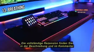 Produktbewertung: m MU Gaming Mauspad RGB, Mousepad 800x300mm, XXL Gaming Mousepad gro&szlig;, 13 Beleucht
