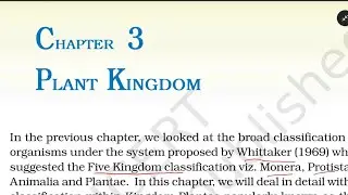 Plant kingdom (part 1) || class 11 biology || neet firstgradebiology