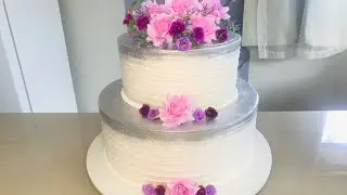 Bolo de  casamento para 100 pessoas