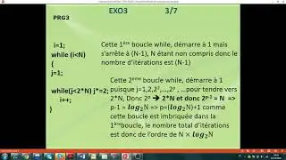Tracés de courbes de complexité de l'exo 3 de la fiche de TD N°1 : complexité des algorithmes.