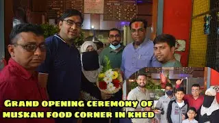 Grand opening ceremony of muskan food corner in khed | Rahid Solkar Vlogs