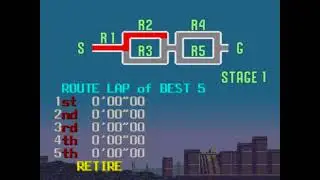 Outrun 2019  - Sega Genesis / Mega Drive Game Play