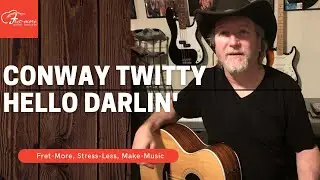 Hello Darlin' - Conway Twitty  [Guitar Lesson - Tutorial - Chords]