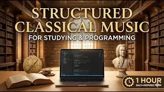 ⚙️ Structured Classical Music for Studying & Programming: 1 Hour Bach-Inspired Flow
