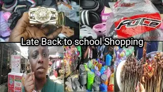 LAST BACK TO SCHOOL SHOPPING/COME WITH US TO THE MARKET 