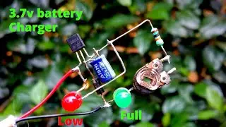How To Make 3.7V Battery charger Using S9014 Transistor | 3.7v battery charger kaise banaye