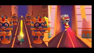 Tom Hero And Ginger Hero Run In Egypt - - 2 Screens - TalkingTomHeroDash