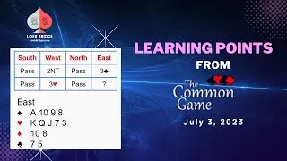 Learning Points from The Common Game, 7/3/23