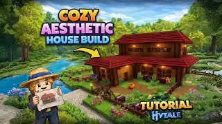 Cozy Starter House Build 🏠🌿 | Hytale Tutorial