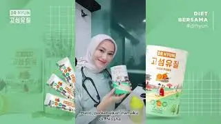 Review Fiber Drink DR.HYUN oleh praktisi kesehatan Nissha Audina