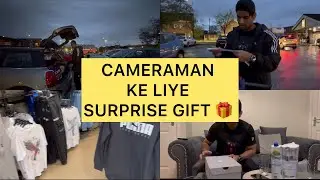 CAMERAMEN KE LIYE SURPRISE GIFT 🎁 | INDIAN VLOGGER IN UK 🇬🇧 #england #vlog #travel #behror #neemrana