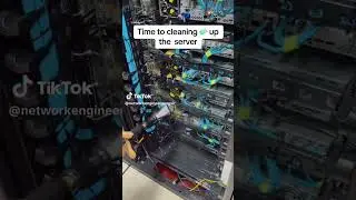 Well, as long as it works... #shorts #shortsvideo #tech #server #cleaning