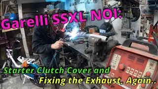 Garelli SSXL NOI:  Starter Clutch Cover and Exhaust Mount Corrections