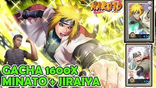 PESTA GACHA !! 1600 TICKET UNTUK UPGRADE MINATO NAMIKAZE DAN JIRAIYA - AKATSUKI NINJA TALE