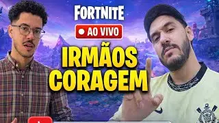 🔴  FORTNITE AO VIVO  - RANKED | IRMÃOS CORAGEM  / 70/100 - DEIXA O NICK NO CHAT