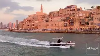 Tel Aviv - Yafo Port at sunset - January 25, 2021 17:00