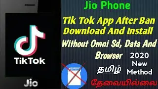 2020 tik tok installation after ban without omnisd data browser in tamil easy method