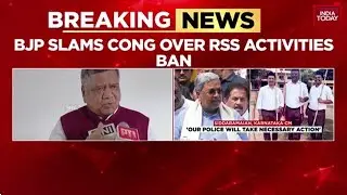 BJP's Dare to Congress in Karnataka: 'Ban RSS If You Have Guts'