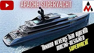 Apache Superyacht | Tankoa | Unveils | New 76m Concept T760 Apache | Striking Design | A Flying Pool