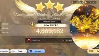 God of Destruction Score 4.8M (Advent Expedition) | Seven Knights Re:BIRTH