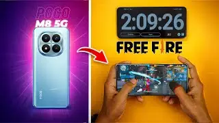 POCO M8 Free Fire Test ⚡ FPS, Heating & Battery Drain Exposed!